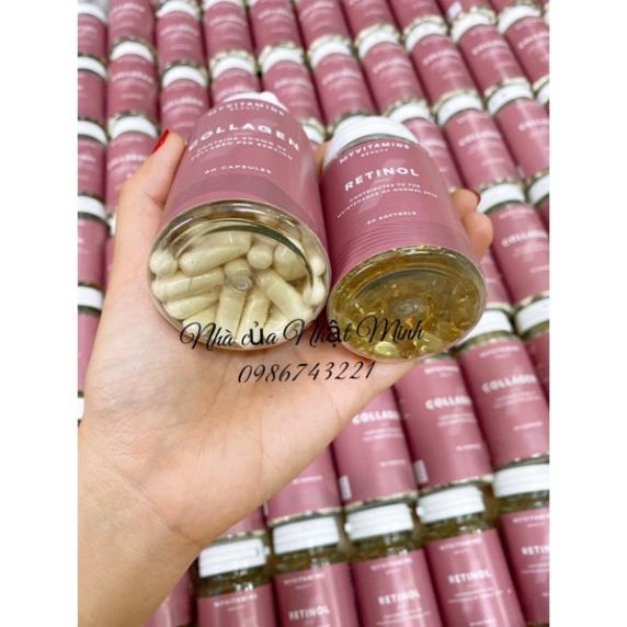 Collagen myvitamins thuỷ phân hộp 90v date mới nhất 9/2024