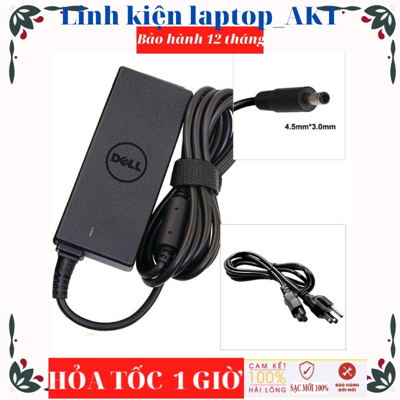Sạc laptop Dell 19.5V – 4.62A- 90W- ZIN chân kim nhỏ 4.5*3.0mm DELL 5568 3558 3458 3559 5458 5759