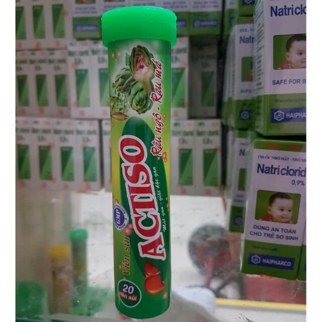 Viên sủi uống Actiso Râu ngô rau má Đại Y (tuýp 20 viên) | BigBuy360 - bigbuy360.vn