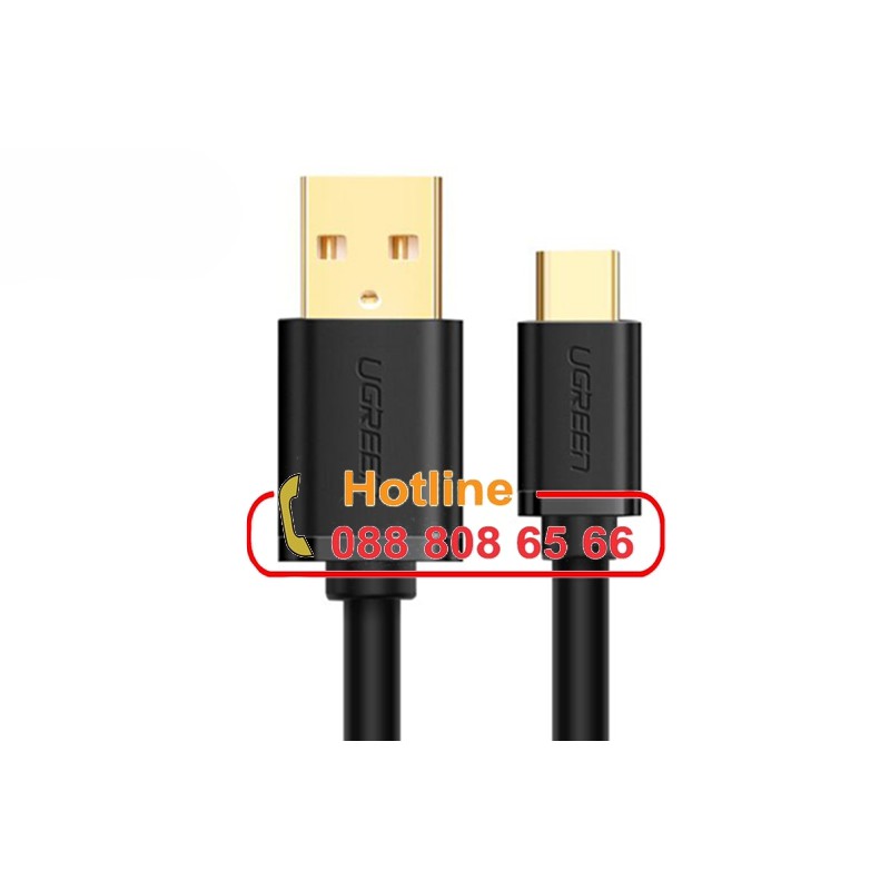 Cáp USB Type C to USB 2.0 dài 3M chính hãng Ugreen 30162
