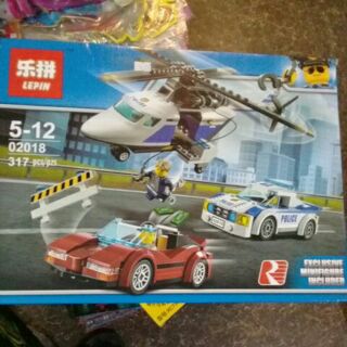 Lego trực thăng cảnh sát.317 khối.