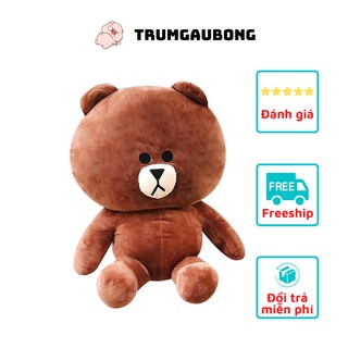 Gấu Bông Brown - Gấu Bông Brown To Cao Cấp Màu Socola Khổ Vải 95cm tới 1m5 Qùa Tặng Ý Nghĩa st135