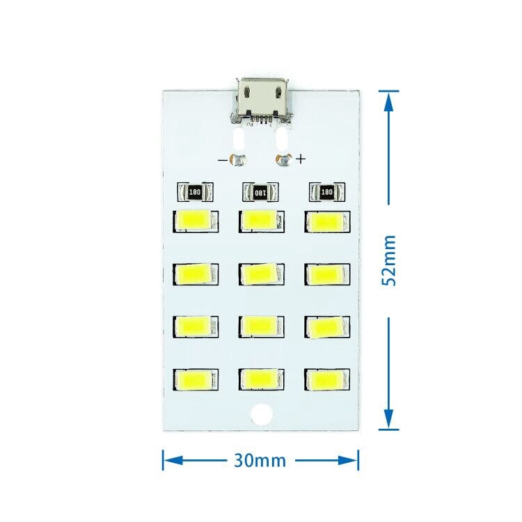 Đèn LED 5730 bóng smd 5V 430mA~470mA màu trắng cổng Mirco Usb cho tình huống khẩn cấp | BigBuy360 - bigbuy360.vn