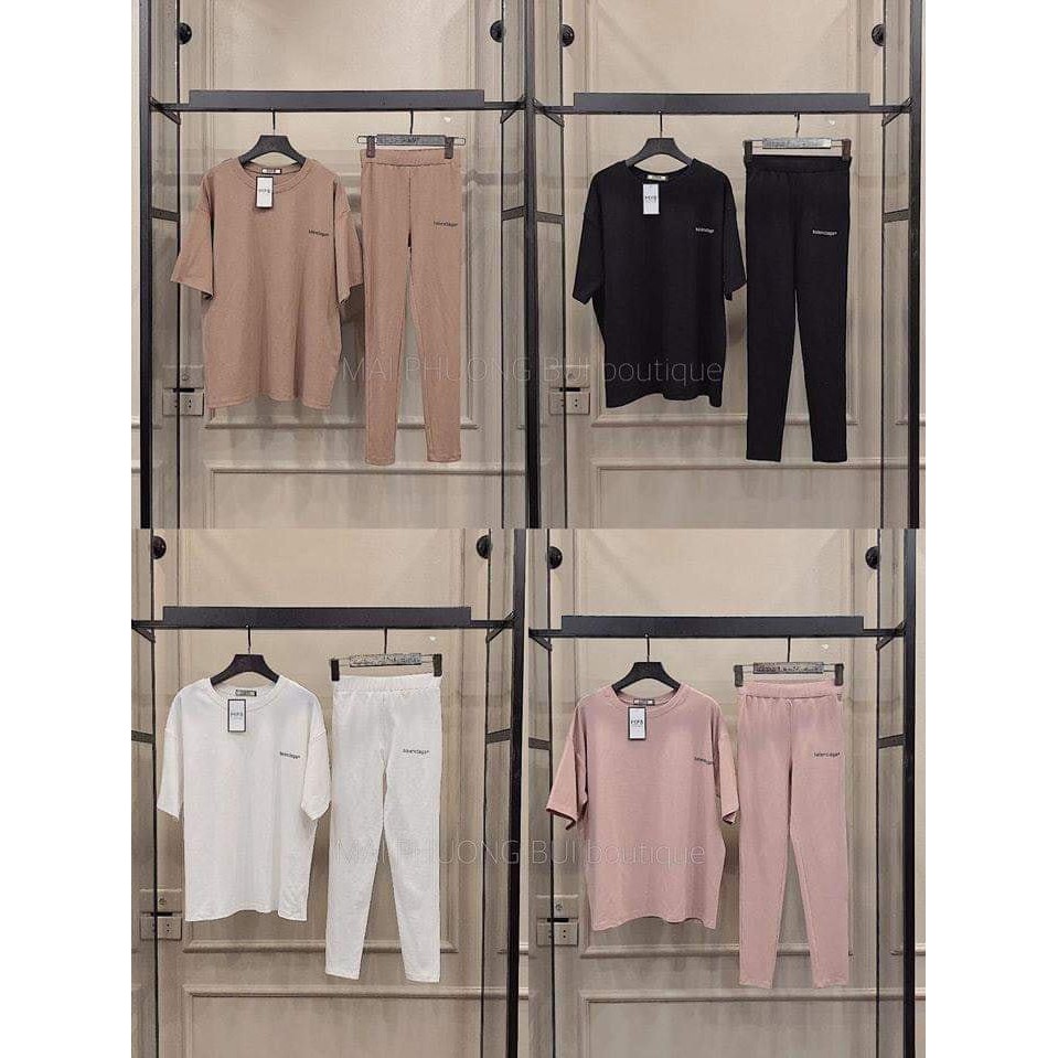 Đồ Bộ Thể Thao Cao Cấp, Thun Cotton 100%, 45kg đến 80kg vừa, BB002 | BigBuy360 - bigbuy360.vn