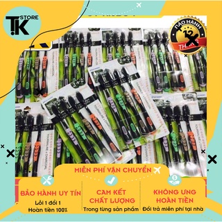[Siêu Sale] Set 4 Bàn Chải Đánh Răng Than Tre Hoạt Tính Hàn Quốc . .