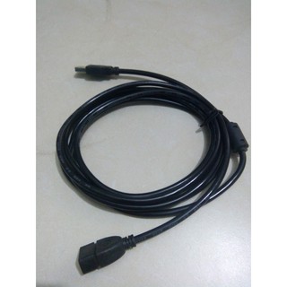 Dây cáp usb nối dài 1,5m đen