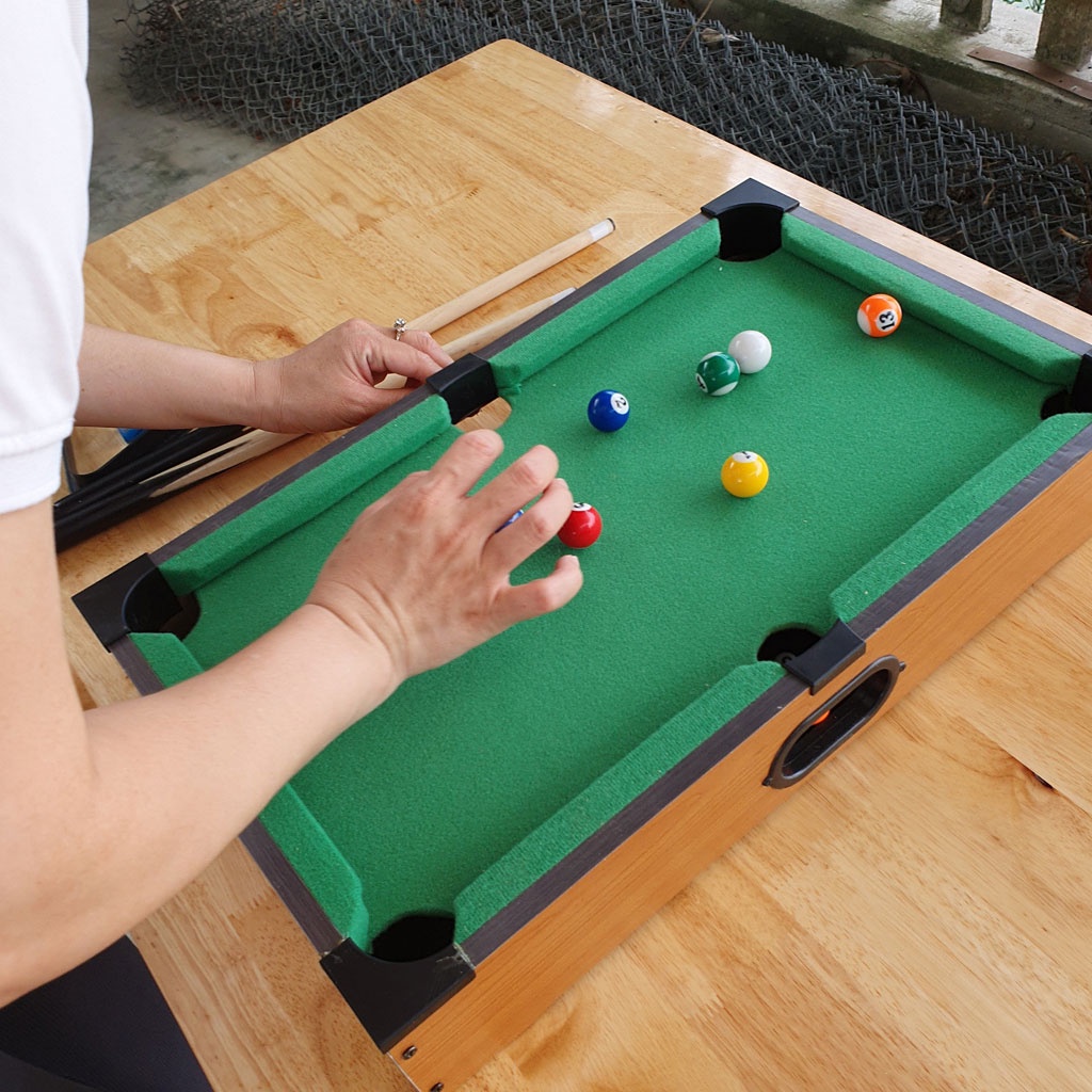 Bàn Bida mini bằng Gỗ giá Rẻ Bảo hành 6 tháng kích thước: 69x37x22 cm