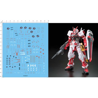 Decal nước RG 1/144 Astray Red