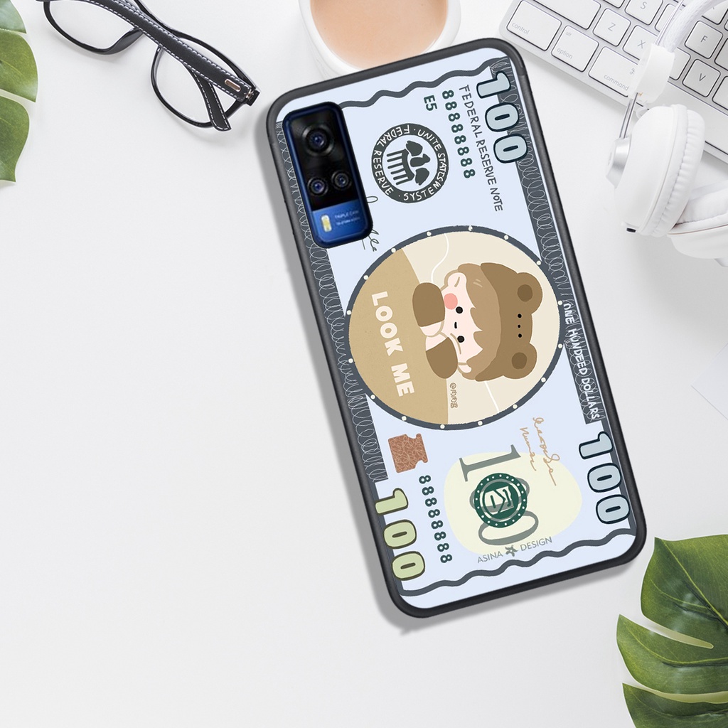 Ốp Lưng VIVO Y12S - Y20 - Y20S - Y51 2020 - Y53S - Y72     , In Hình CHIBI Dol-ar bao đẹp, nghộ nghĩnh.