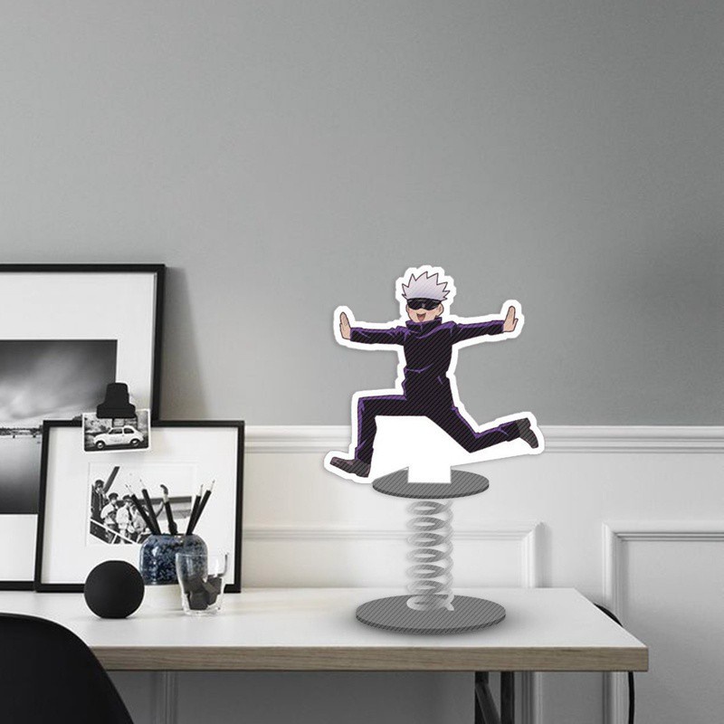 Mô hình đồ chơi nhân vật anime Jujutsu Kaisen Gojo Satoru bằng Acrylic thiết kế sống động có thể lắc lư