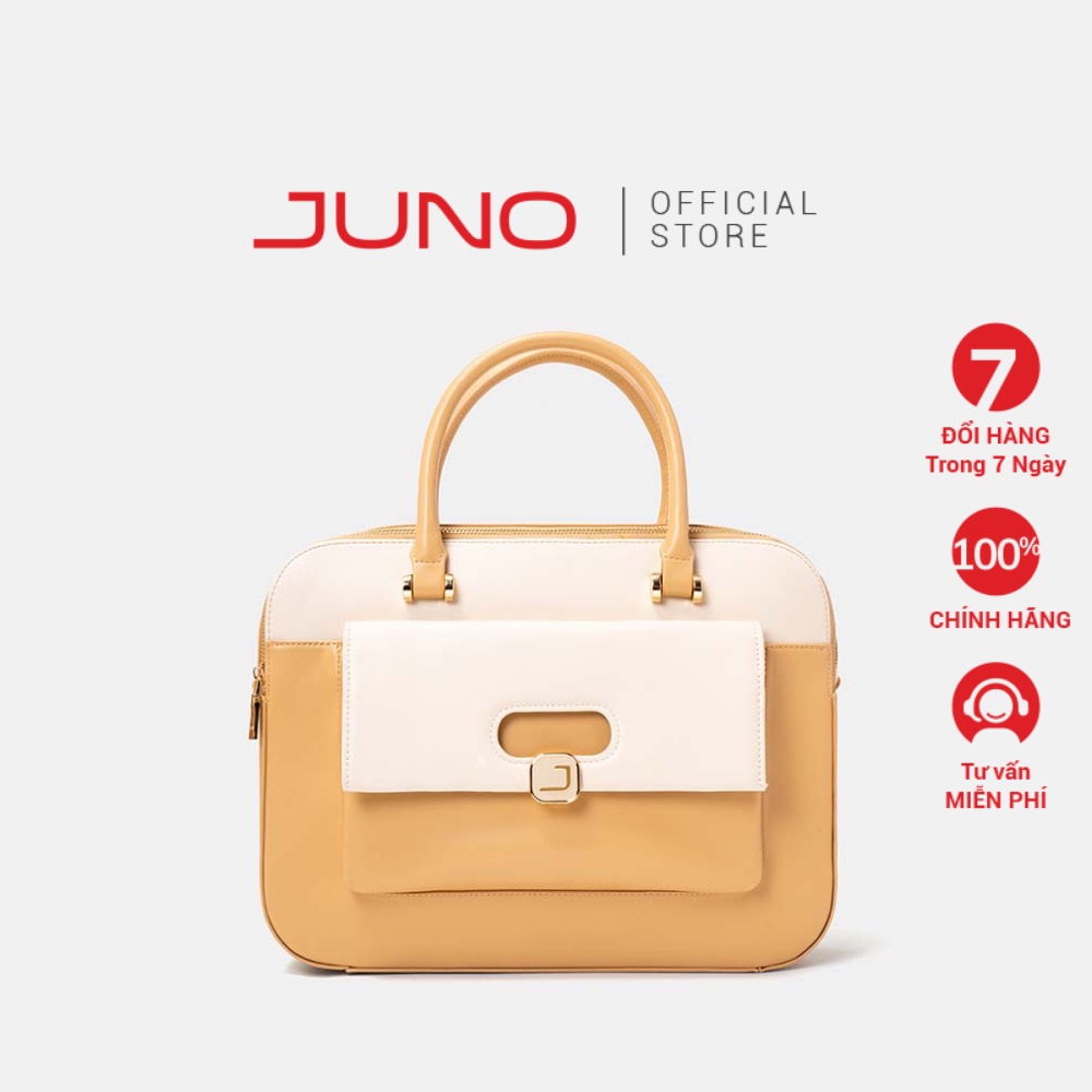 Túi Xách Lớn Nữ Thời Trang JUNO Đựng Laptop 2 Ngăn TXL070