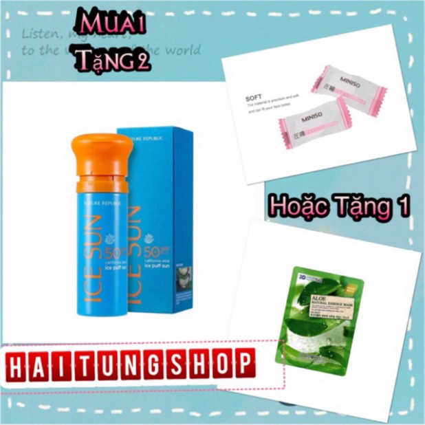 SALE3 KEM CHỐNG NẮNG ICE PUFF SUN MERSENNE BEAUTE - HÀN QUỐC SALE3