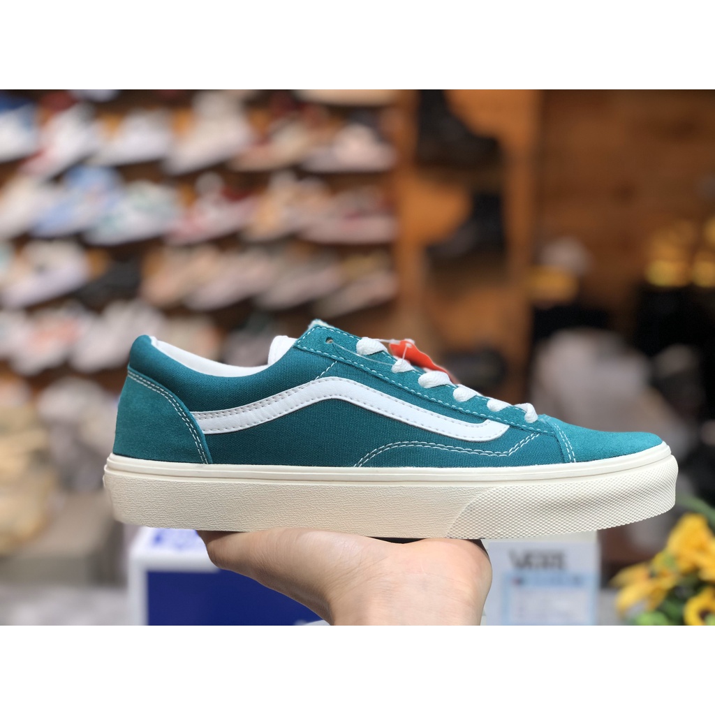 Giày Vans vault Old Skool Xanh Lá Bản Chuẩn 11Trung