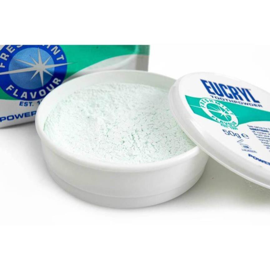 Bột Làm Trắng Răng Hương Bạc Hà EUCRYL Tooth Powder Freshmint 50g