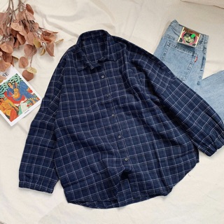 Áo sơ mi oversize tay phồng