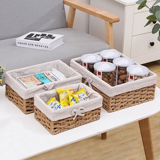 Giỏ đan mây thủ công đựng trái cây/đồ ăn vặt