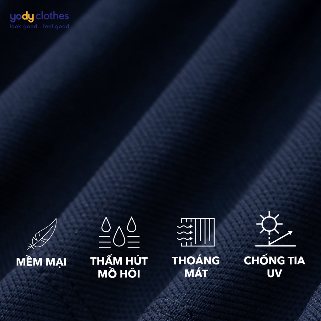 Áo phông polo nữ YODY sợi cafe thoáng mát khử mùi APN4388