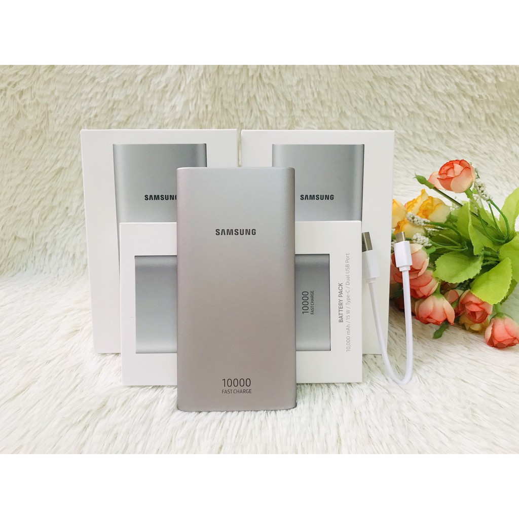 Pin sạc dự phòng ⚡CHÍNH HÃNG⚡ pin dự phòng Samsung 10000mAh chuẩn Type C EP-P1100 sạc siêu nhanh