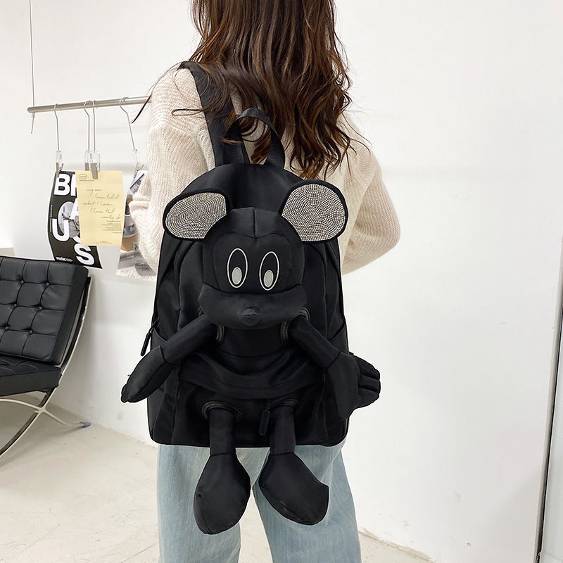 Ba Lô Đi Học Hình Chuột Mickey Dễ Thương Cho Nữ