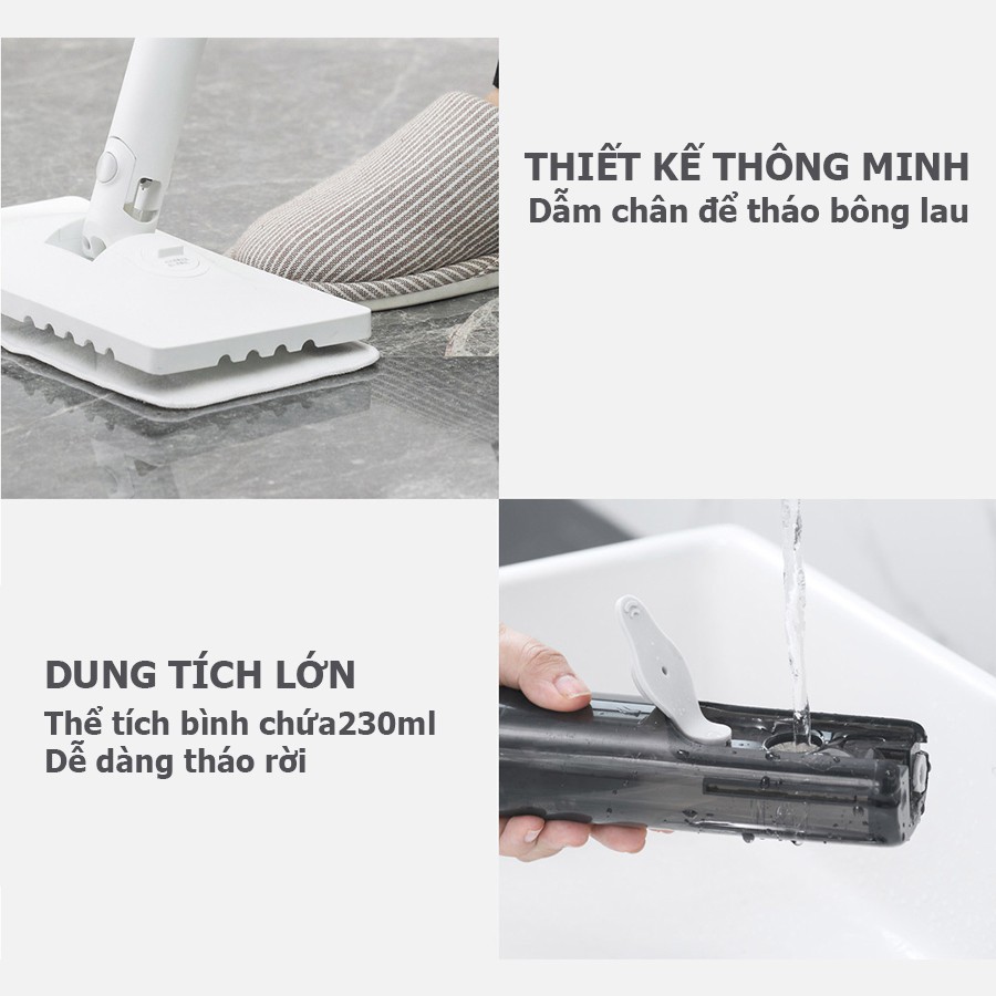 Máy vệ sinh hơi nước cầm tay đa chức năng DEERMA Dem-ZQ600