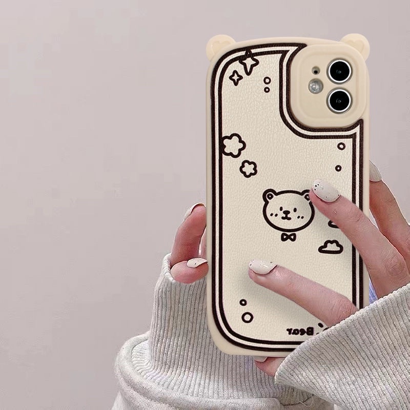 Ốp Iphone mặt gấu 13 Pro Max/13/13 Pro/12 Pro Max/12/12 Pro/11 Pro Max/11/Xs Max/X/Xs/8 Plus/7 Plus