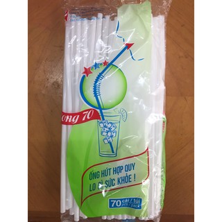 Ống hút trắng 70 chiếc 1 gói - đống đa, hà nội
