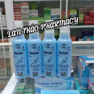 XỊT CHỐNG MUỖI REMOS 60ML CHÍNH HÃNG