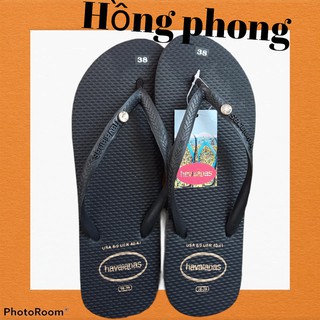 dép nữ havanas đi biển màu đen ưu đãi sốc 99k đôi size 35 đến 39