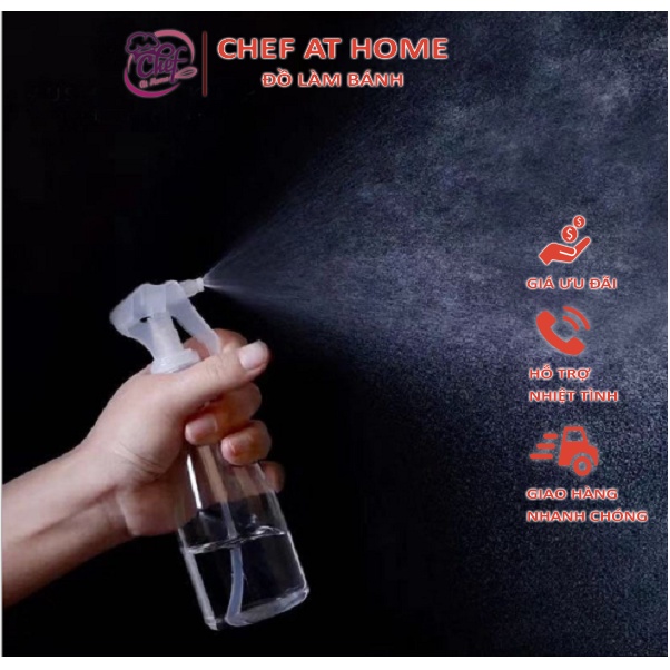 Bình xịt nước 200ml xịt nước mặt bánh