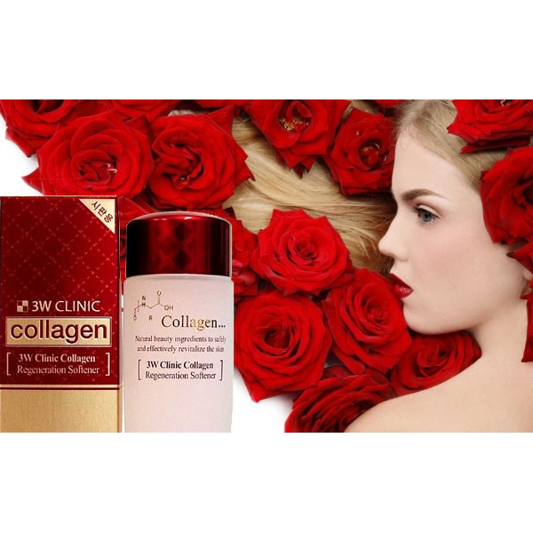 Nước Hoa Hồng 3W Clinic Collagen Regeneration Softener