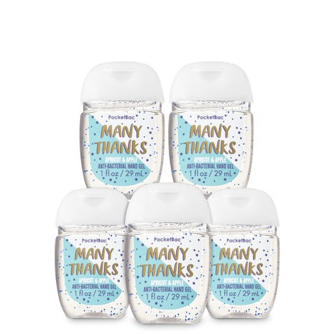 Hàng Mỹ,có Bill- Nước Rửa Tay Khô Diệt Khuẩn Dưỡng Ẩm Tự Nhiên BBW BATH BODY WORK Anti-Bacterial Hand Gel PocketBac 29ml