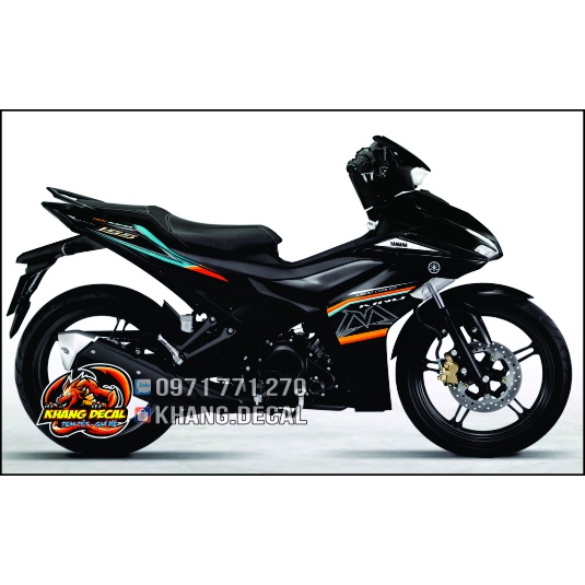 Tem rời Exciter 155 xe đen MX KING