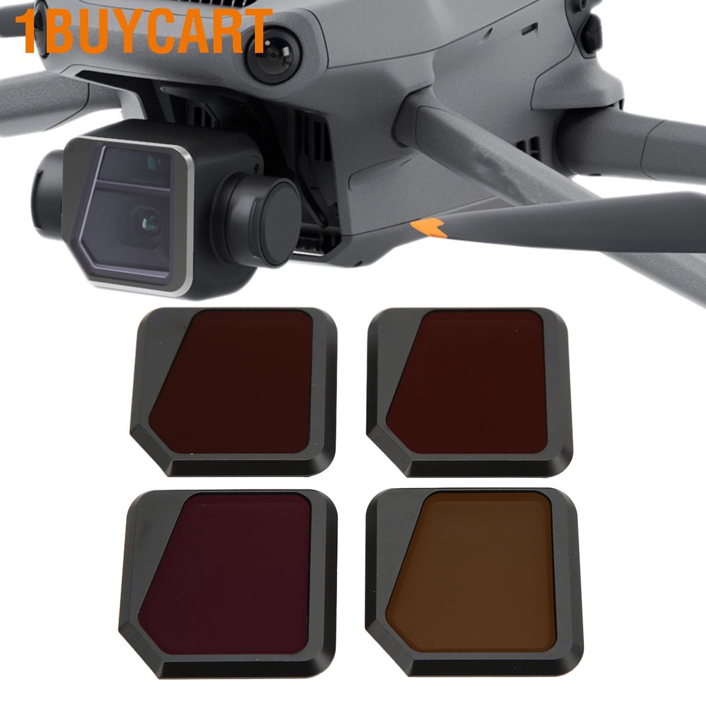 1buycart Junestar 4 in 1 NDPL Lens Filter Kit with CPL ND8 ND18 ND32 ND64 for DJI Mavic 3