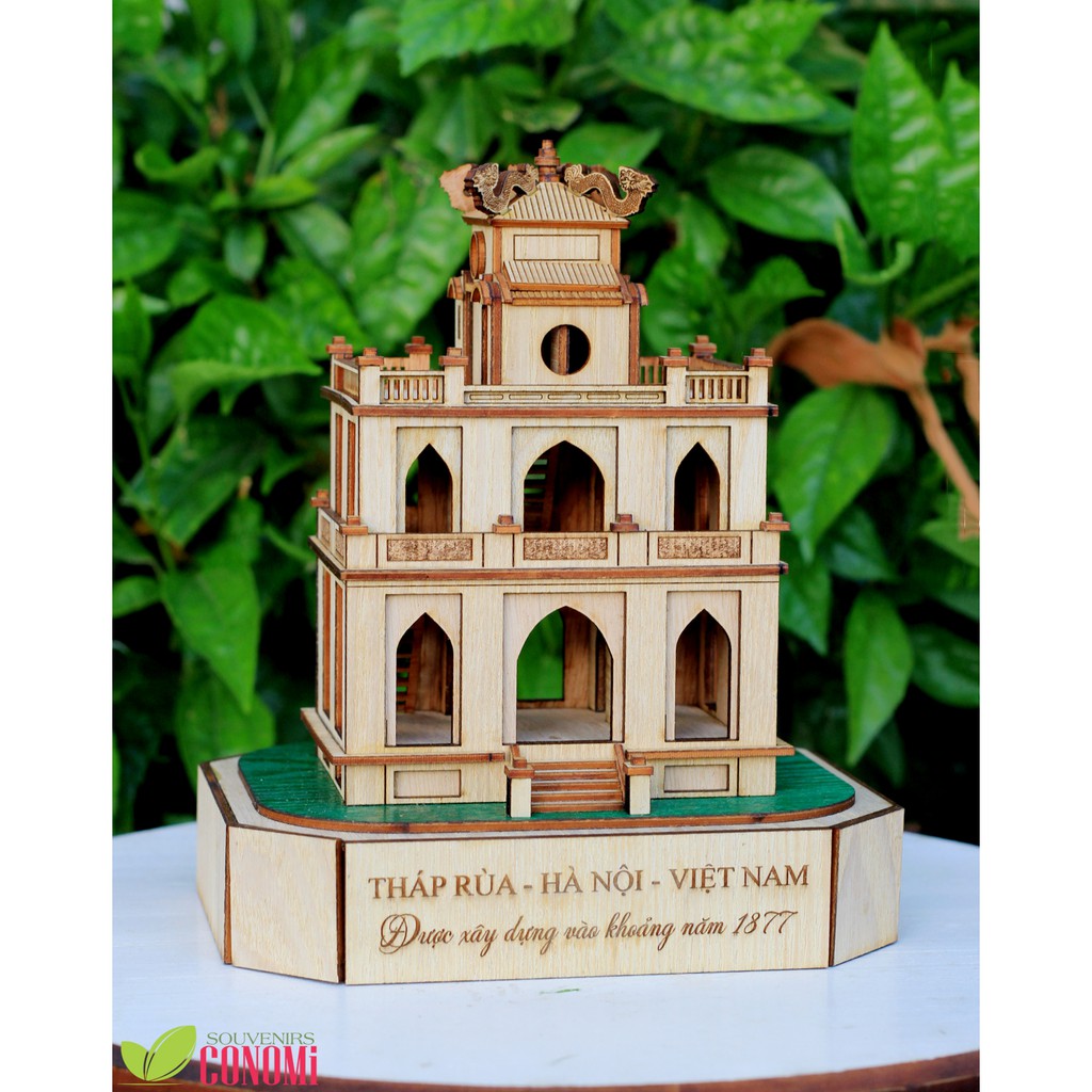 Mô hình tháp Rùa Hà Nội (3D) - CONOMi | Shopee Việt Nam