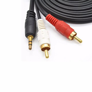 Dây Chuyển Jack 3.5mm Sang 2 Đầu Bông Sen Audio Dây Dài 1mét5 ( Loại tốt)