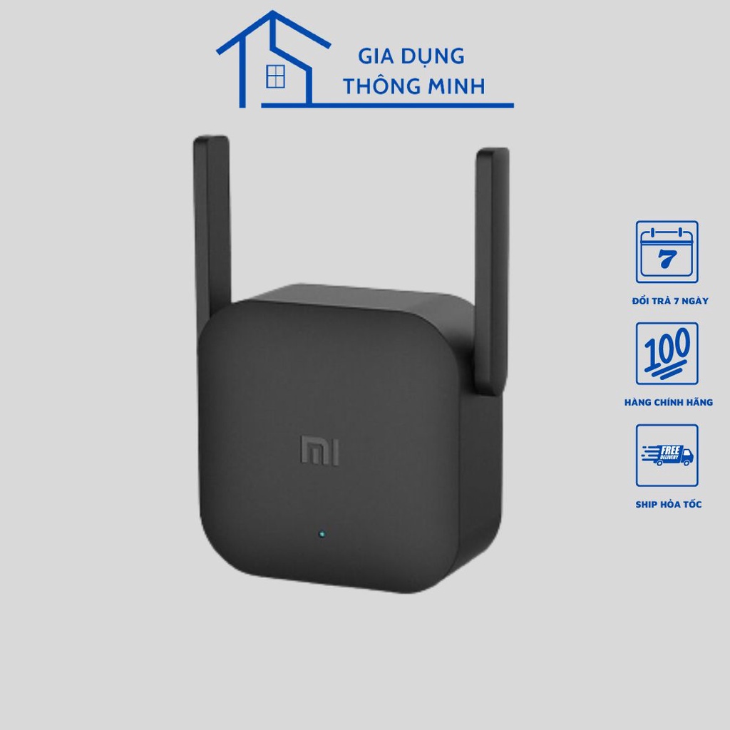 Kích sóng Wifi Xiaomi 2 râu siêu khoẻ Repeater Pro băng thông 300 Mbps