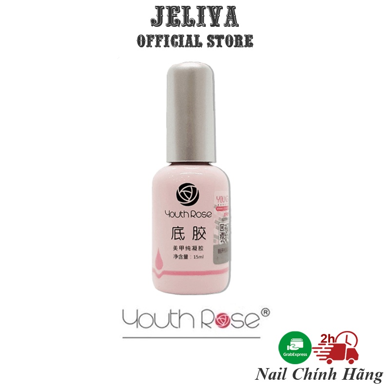 Sơn gel Base Hoa Hồng chính hãng nail Jeliva Chính Hãng 15ml