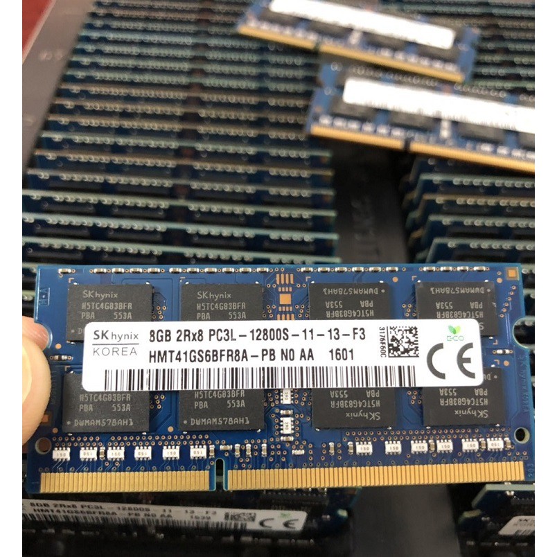 RAM Laptop Hynix Samsun 8GB DDR3 Bus 1600MHz PC3L-12800 1.35V Dùng Cho MacBook Máy Tính Xách Tay Bảo Hành 3 Năm 1 Đổi 1 | WebRaoVat - webraovat.net.vn