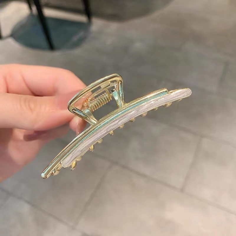 Kẹp Cá Mập Bằng Kim Loại Dùng Bắt Tóc Sau Lưng Thời Trang 2022