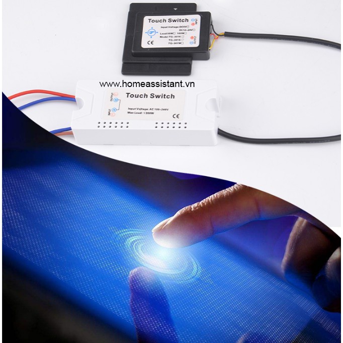 Công Tắc Cảm Ứng Bật Tắt Đèn Gương Kính 220V TQ02