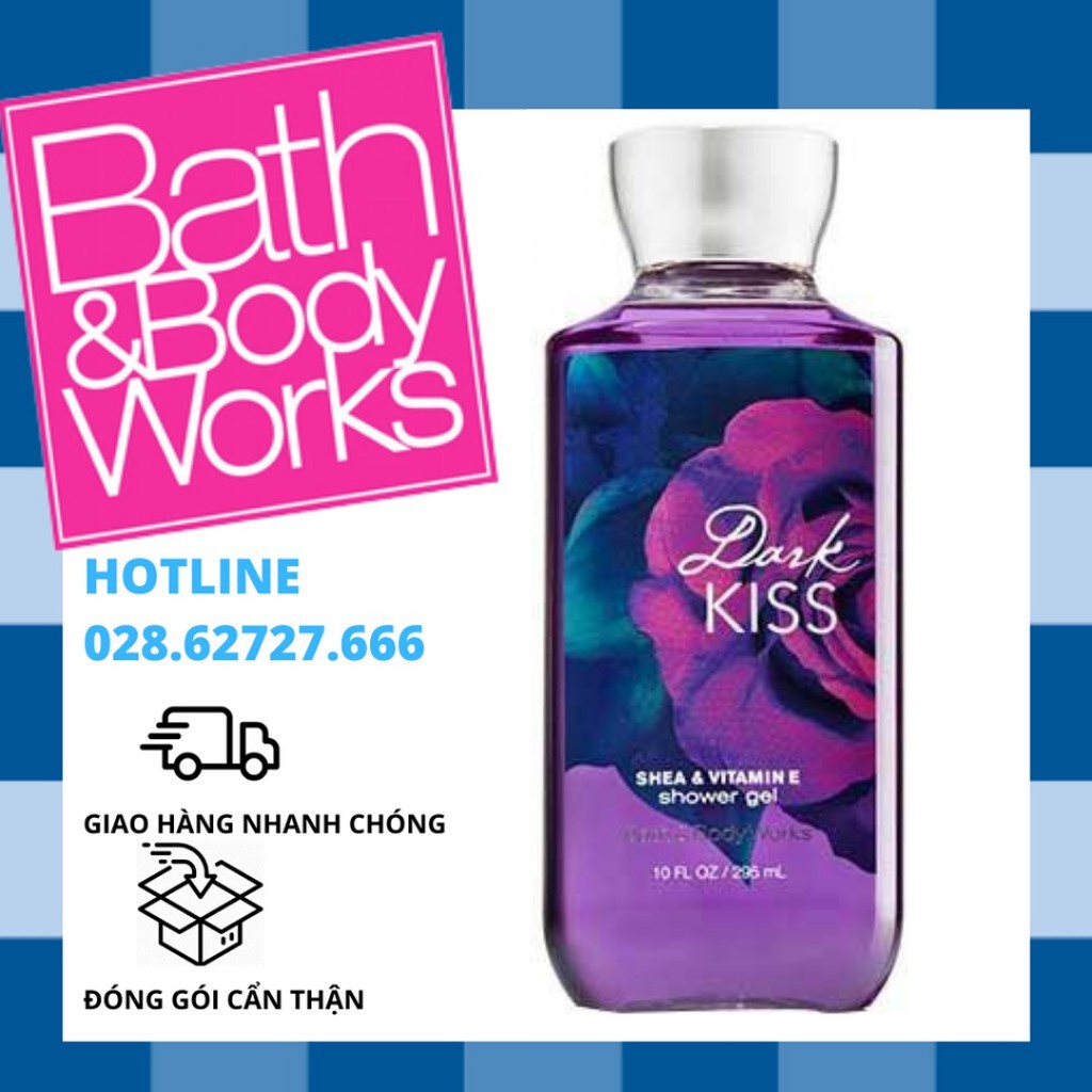 Sữa tắm Dark Kiss Bath and Body Works Shower Gel 295ml