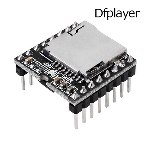 Mạch phát âm thanh MP3 Kết hợp Amply DFPlayer Mini