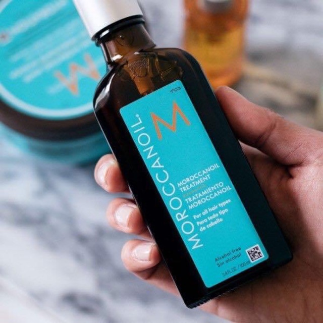 Dầu dưỡng tóc Moroccanoil siêu mượt vào nếp phục hồi toac hư tổn