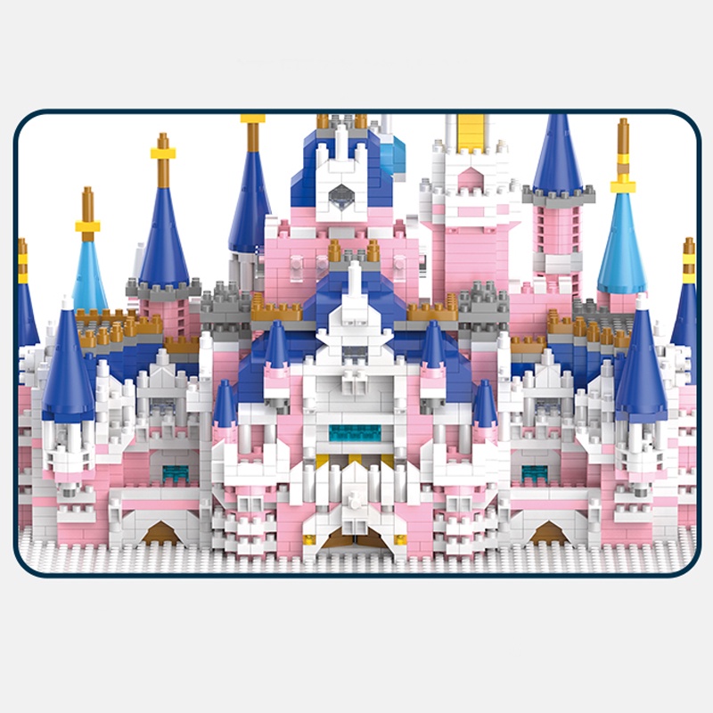Bộ Đồ Chơi Lắp Ráp Mô Hình Lâu Đài Công Chúa Disney Độc Đáo