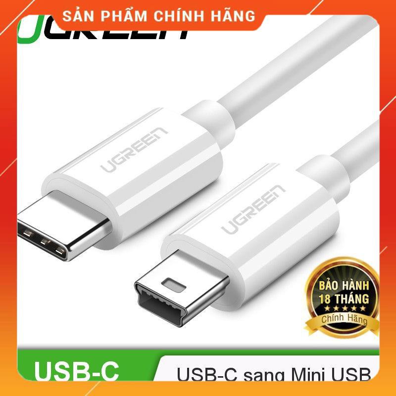 Cáp USB type C ra Mini USB Cao Cấp Ugreen 40418 50445 Chính Hãng US242 (dài 1met và 1,5met)