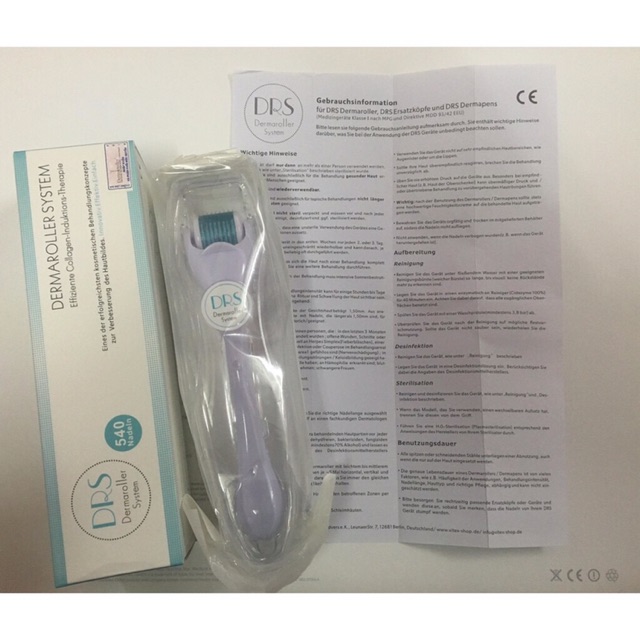 Bộ Giảm Sẹo Kim lăn DRS Dermaroller ĐỨC + Tinh chất TBG Ampoule
