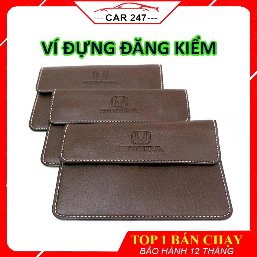 Ví da đựng đăng kiểm, giấy tờ ô tô cao cấp - Bóp đựng giấy tờ xe hơi có logo các dòng xe