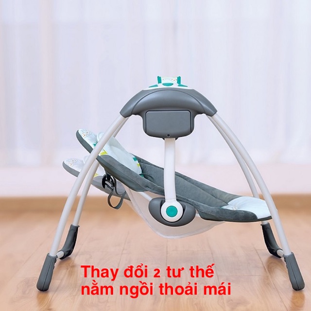 Nôi Đưa Tự Động, Xích Đu Nằm Chơi Trẻ Em LT01