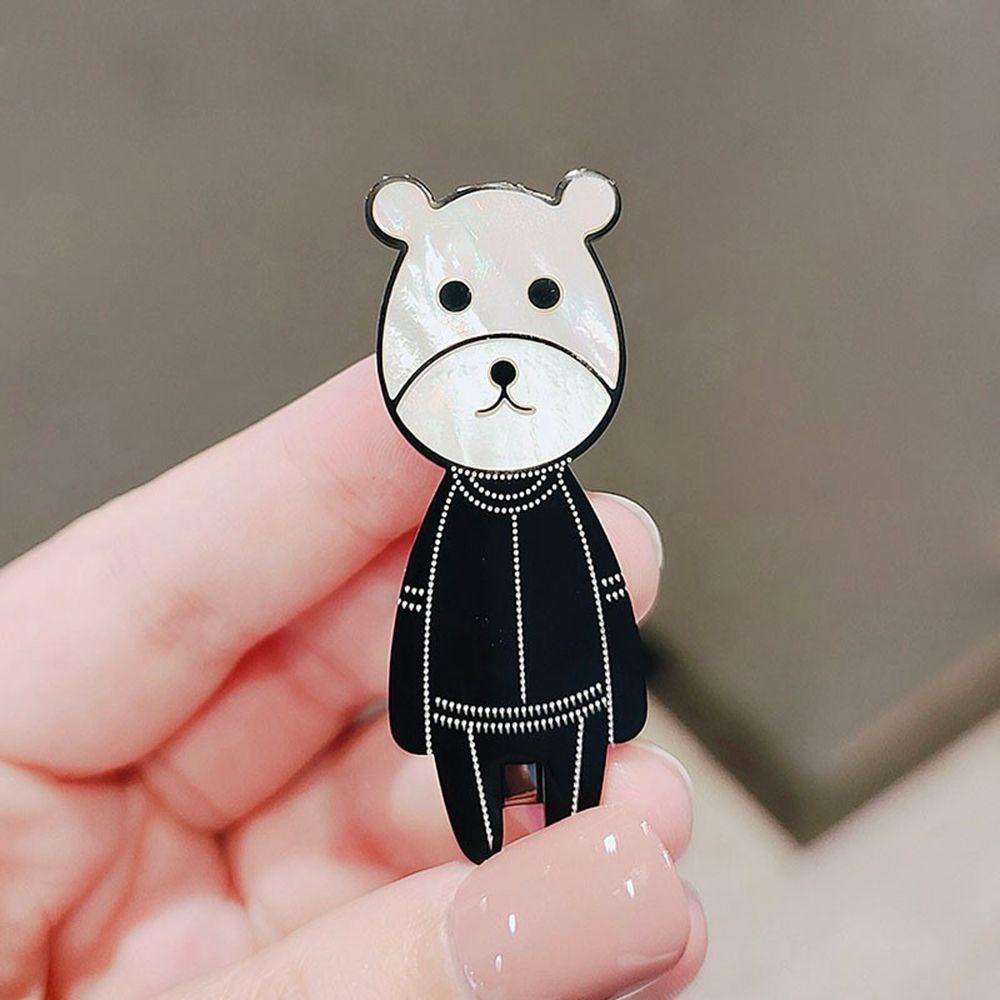 Kẹp Tóc BB Hình Thỏ / Gấu Hoạt Hình Phong Cách Hàn Quốc Thanh Lịch