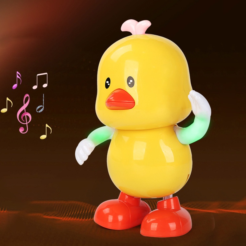 Đồ Chơi Vịt Điện Tử Có Đèn LED Và Nhạc Dành Cho Trẻ Em